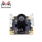 IR -lõigatud USB -kaameramoodul pooljuhil AR 0140 1 MP 1280X800 HD Night Vision koos 6 LED -täidisega tuledega
